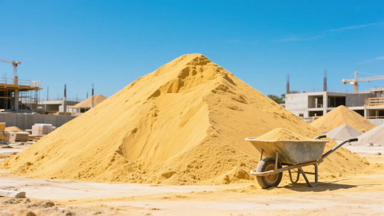 Areia para construção em Limeira SP